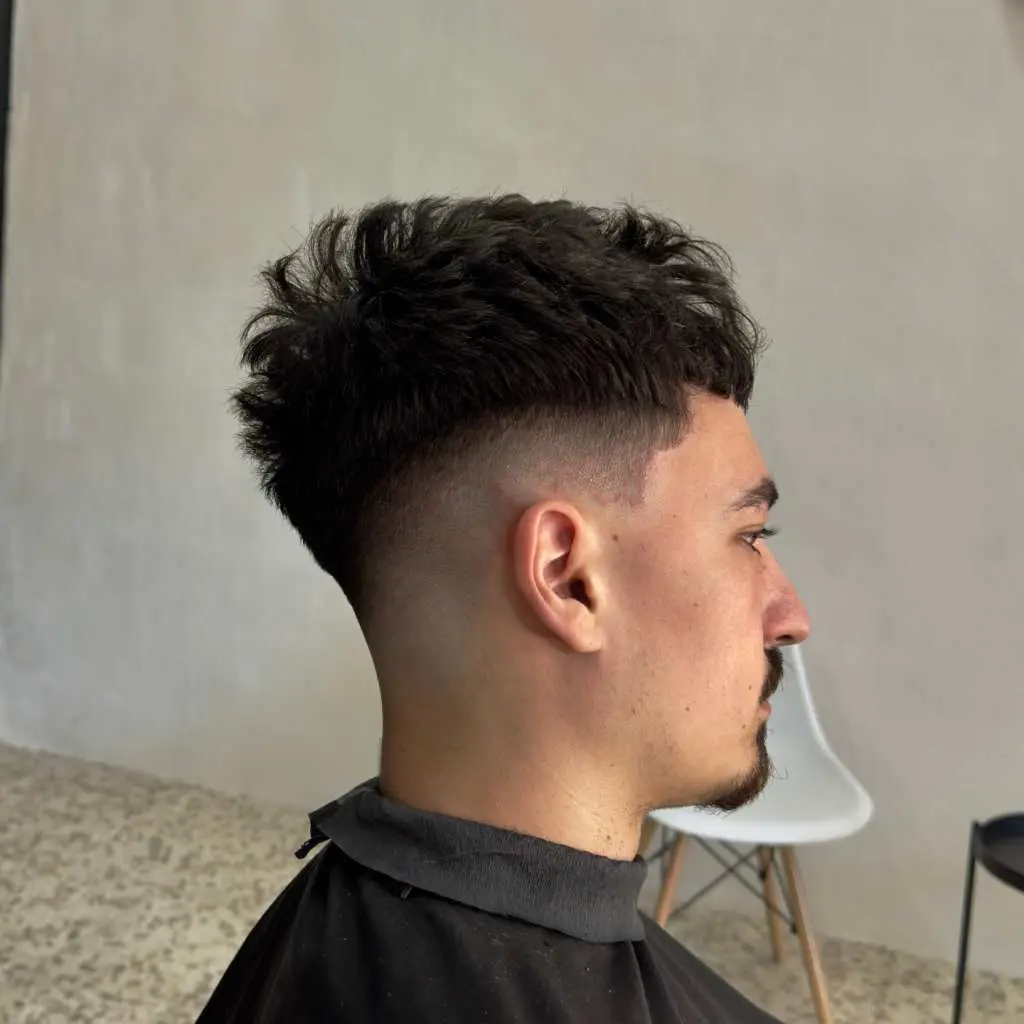 Premium fade with beard design at SM.Barber Malaga